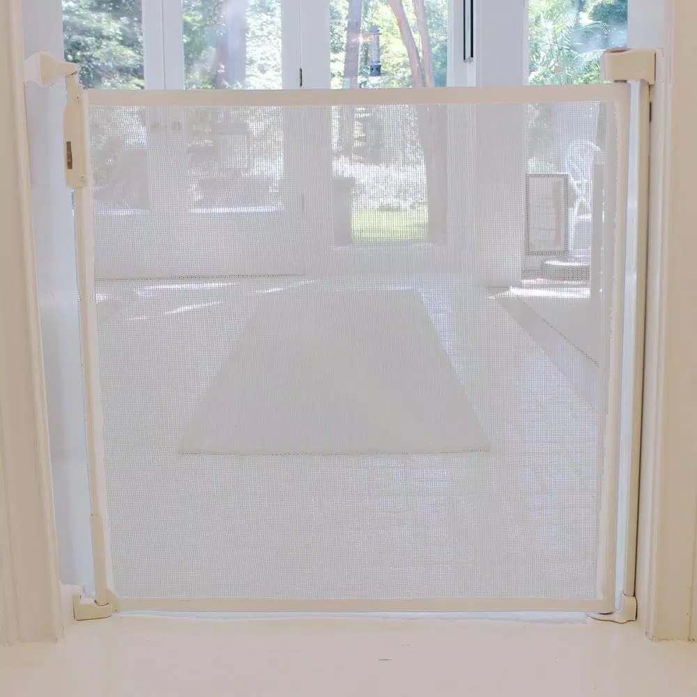 Cardinal Gates 36 in. Retractable Fabric Safety Gate, White