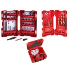 Milwaukee SHOCKWAVE 68-Piece Impact Duty Driver Bit, Cobalt Drill Bit, and Carbide Hole Saw Set thumbnail 1