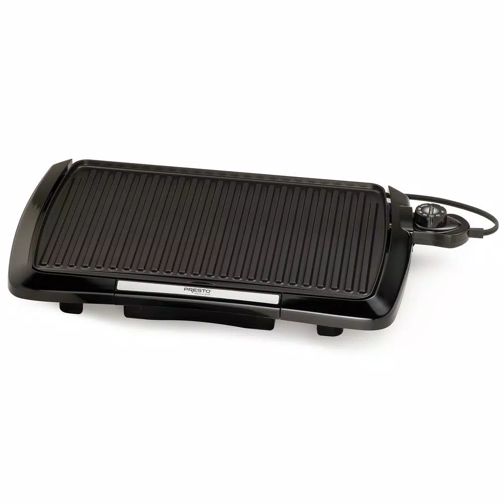 Presto Cool Touch Electric Indoor Grill, 160 sq. in. Cooking Surface, Black