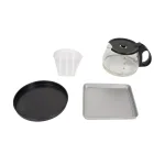 SPT 3-in-1 Breakfast Center - Toaster Oven, Coffeemaker, and Frying Pan, 1450W, Black thumbnail 6