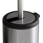 Bath Bliss Stainless Steel Toilet Brush and Holder Set with Self-Closing Lid thumbnail 3