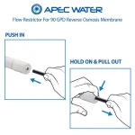 APEC Water Systems 700 ml/min Flow Restrictor for 90 GPD Reverse Osmosis Systems, 1/4 in. Quick Connect thumbnail 3