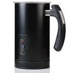 Oventes FR3608 Deluxe Electric Milk Frother and Steamer, 8 oz, Black thumbnail 1