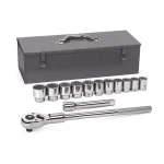 GearWrench 13-Piece 3/4 in. Drive SAE 12-Point Ratchet and Socket Set thumbnail 3
