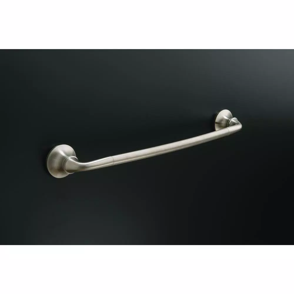 KOHLER Forte 18 in. Sculpted Single Towel Bar, Vibrant Brushed Nickel