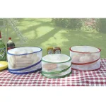 Chef Buddy Pop Up Outdoor Mesh Food Covers, Set of 3 Clear Food Protection Domes thumbnail 1