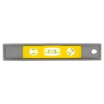 Stanley 9 in. Magnetic Cast Aluminum Torpedo Level with Illuminated Vials thumbnail 1