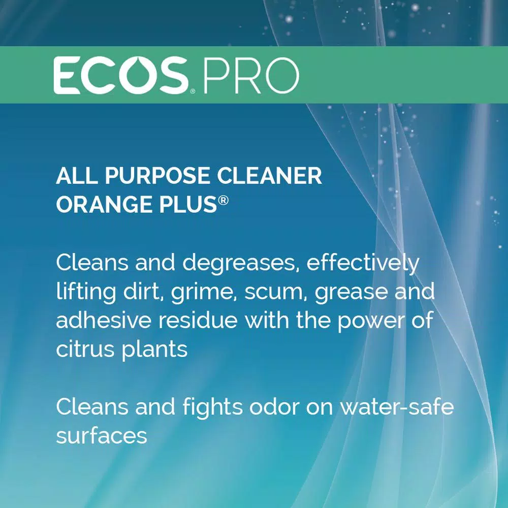 ECOS Pro Orange Plus All Purpose Cleaner and Degreaser, 128 oz.