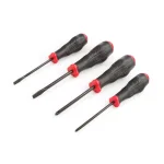 TEKTON 4-Piece Screwdriver Set with Three-Sided Ergonomic Handles thumbnail 1
