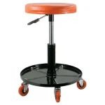 Black Bull Adjustable Mechanic's Roller Seat with Swivel Casters thumbnail 1