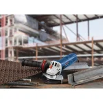 Bosch GWS10-45E 10 Amp Corded 4.5 in. Angle Grinder with Auxiliary Handle thumbnail 4
