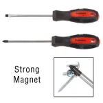 Stalwart 8-Piece Magnetic Tip Screwdriver Set, Phillips and Slotted Chrome Vanadium Steel thumbnail 4