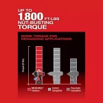 Milwaukee M18 FUEL 1 in. High Torque Impact Wrench with ONE-KEY, Brushless, 18V thumbnail 4