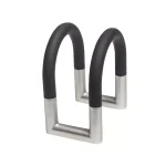Umbra Squeeze Napkin Holder, Swivel Black and Nickel Metal Design thumbnail 4