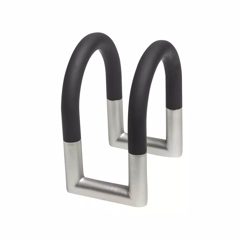 Umbra Squeeze Napkin Holder, Swivel Black and Nickel Metal Design