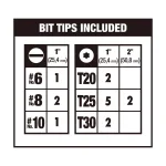 DEWALT MAXFIT 60-Piece Screwdriver Bit Set with Magnetic Screw Lock System thumbnail 8