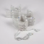 Kringle Traditions 36 in. 105-Light Blue and White LED Folding Snowflake Decoration thumbnail 5