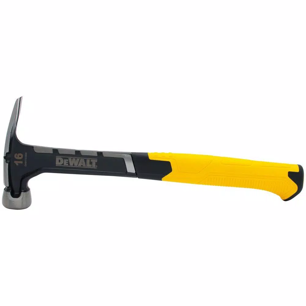 DEWALT 16 oz. Rip Claw Hammer with Composite Handle and Single Piece Steel Construction