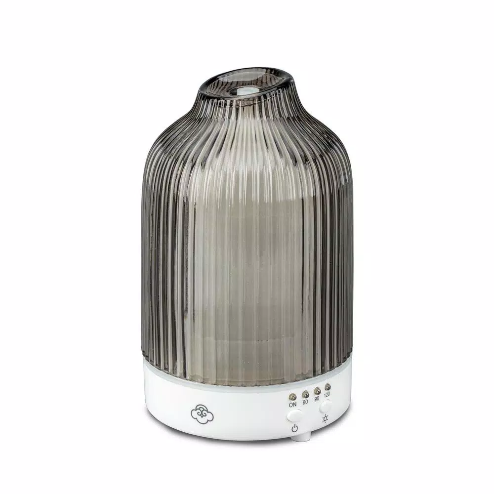 Serene House Fountain Ultrasonic Aromatherapy Diffuser with 7-Color LED Lights