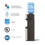 Brio Essential Series Top Loading Water Cooler Dispenser, Tri-Temp Hot, Cold & Room Temp, Stainless Steel thumbnail 2