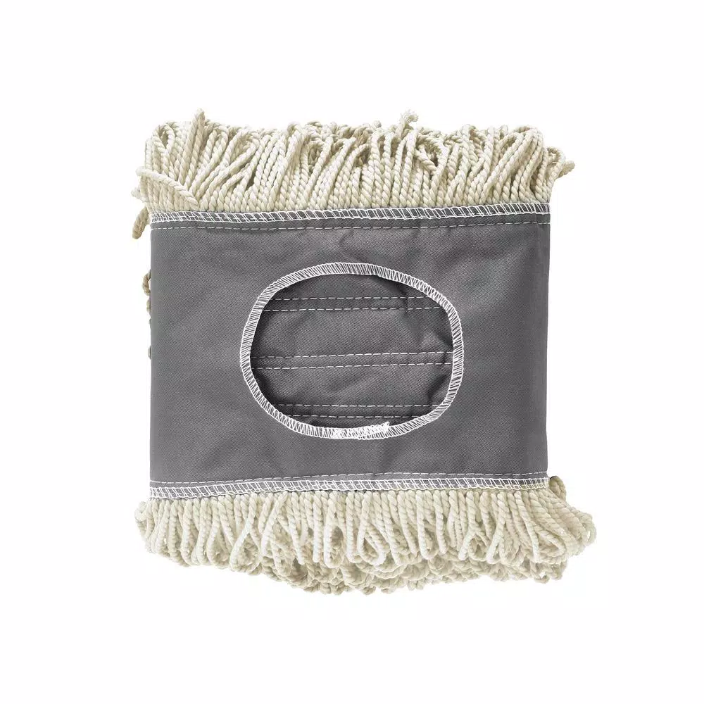 Alpine Industries 36 in. Cotton Dust Dry Mop Replacement Heads, 2-Pack