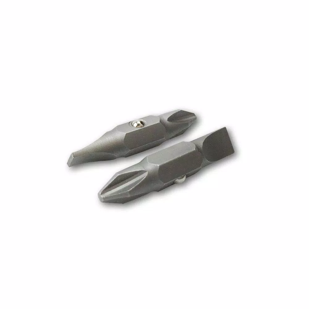 Klein Tools #2 Phillips and 1/4 in. Slotted Replacement Bits, 2-Piece Set