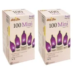 Unbranded Brite Star 100-Light Purple Mini String Lights with White Wire, Set of 2 thumbnail 2