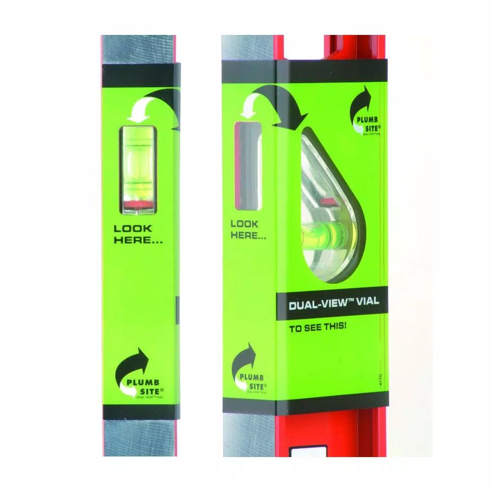 Kapro Samson 48 in. Magnetic Contractor I-Beam Level with Patented Plumb Site Dual-View Vial