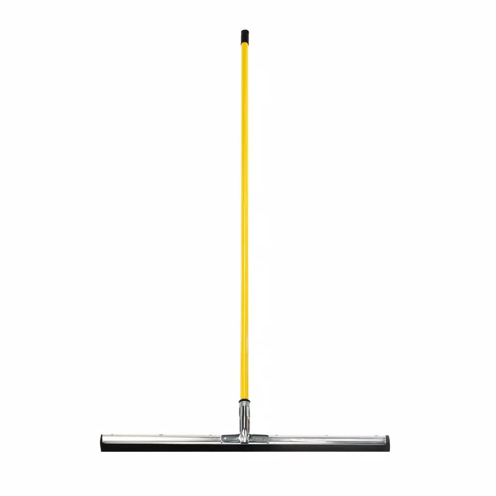 Alpine Industries 30 in. Dual Moss Rubber Professional Locking Floor Squeegee with 50 in. Handle