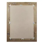 Stonebriar Collection Stonebriar Rectangle Worn Wood Wall Mirror, Brown Wood Frame, 18.11 x 24.16 in thumbnail 4