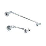 Italia Venezia 3-Piece Polished Chrome Bathroom Accessory Set thumbnail 2
