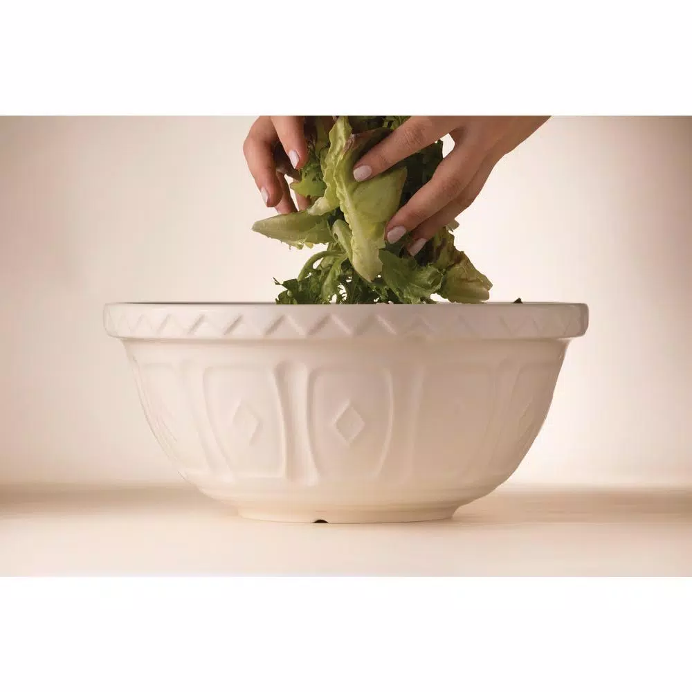 Mason Cash Colour Mix 3-Piece Cream Earthenware Mixing Bowl Set