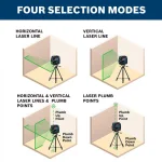 Bosch GCL100-40G Green Beam Self-Leveling Cross-Line Laser Level with Plumb Points thumbnail 2