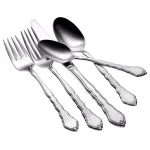 Oneida Satinique 18/10 Stainless Steel Tablespoons and Serving Spoons, Set of 12 thumbnail 3