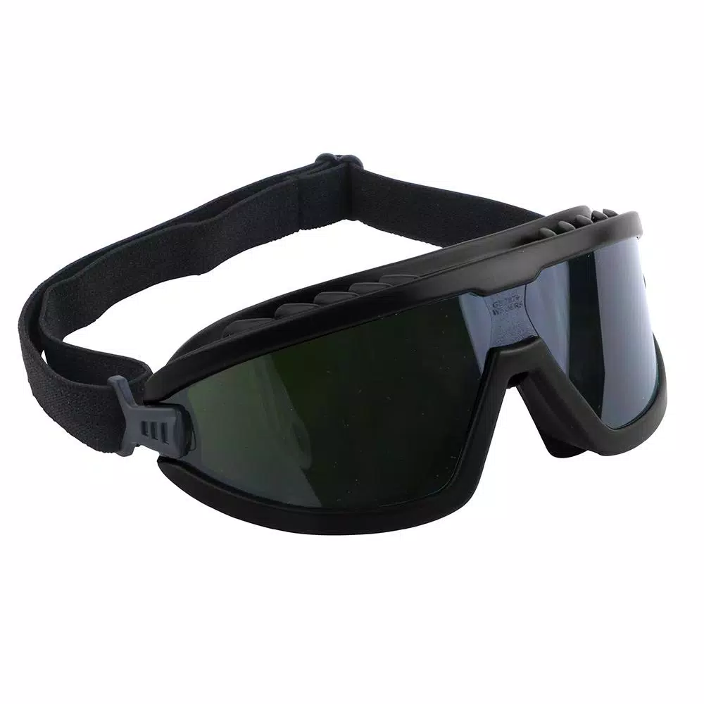 Lincoln Electric Brazing Goggles with IR5 Green Lens and Black Frame