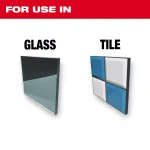 Milwaukee 4-Piece Carbide Glass and Tile Drill Bit Set thumbnail 2
