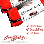 Barrett-Jackson Premium Microfiber Detailing Towel Kit, 2-Pack (4 Total) thumbnail 2