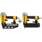 DEWALT 16-Gauge 2-1/2 in. Pneumatic Finish Nailer Kit with Bonus 18-Gauge Brad Nailer thumbnail 1