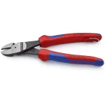 KNIPEX 8 in. High Leverage Angled Diagonal Cutting Pliers with Tether Attachment thumbnail 3