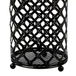 Home Basics Black Lattice Cutlery Holder - Heavyweight Powder Coated Steel Utensil Organizer thumbnail 2
