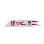 Milwaukee 4 in. 18 TPI Metal Cutting Reciprocating Saw Blades, 5-Pack thumbnail 3