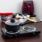Oster Ashford 2 Qt. Aluminum Nonstick Sauce Pan with Glass Lid, Black thumbnail 5