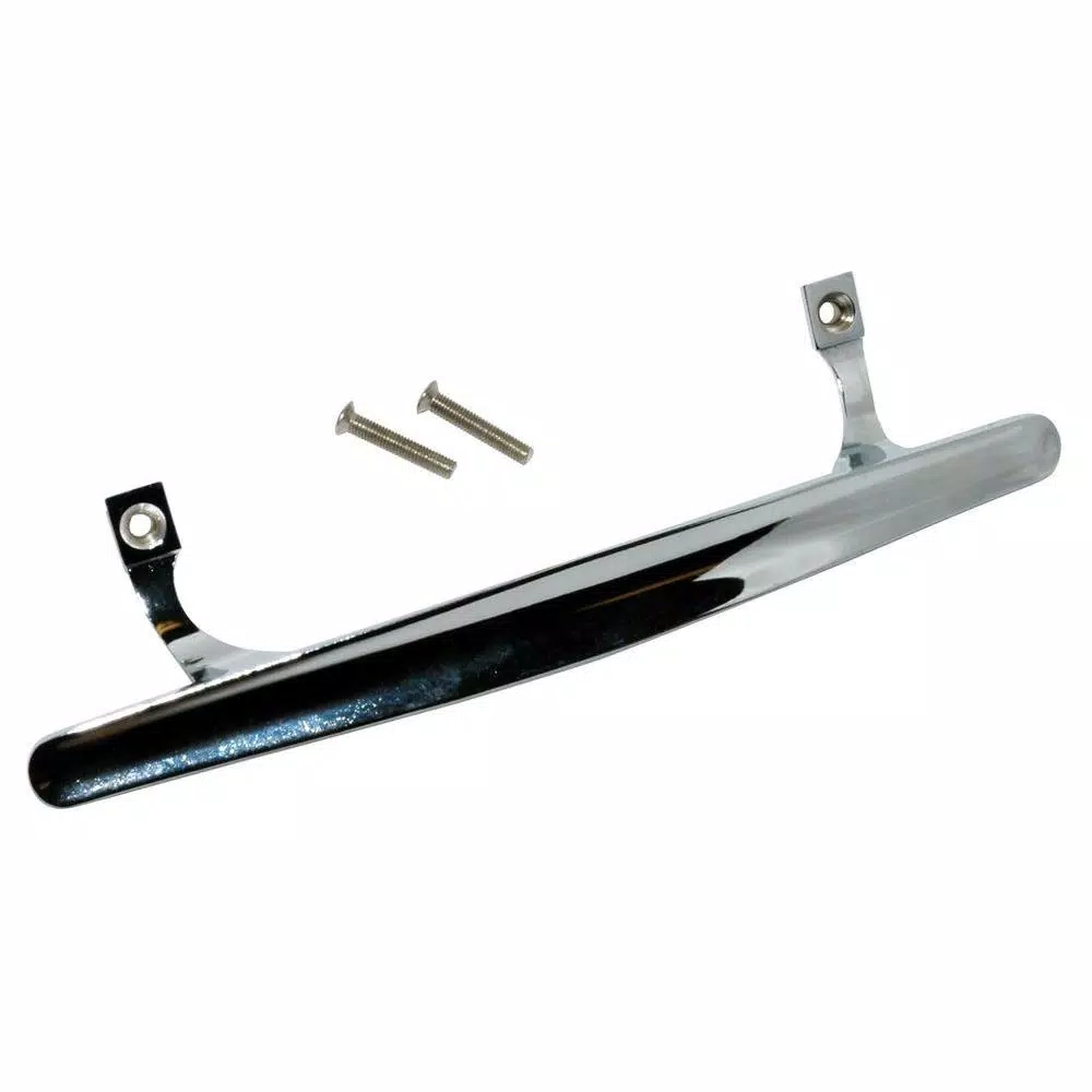 Barton Kramer Sliding Glass Door Handle, Chrome Finish, 6-5/8 in. Hole Spacing