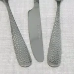 Gibson Home 46-Piece Hammered Stainless Steel Flatware Set, Service for 8 thumbnail 2