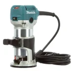 Makita 1-1/4 HP 6.5 Amp Corded Compact Router with Variable Speed and Quick-Release Fixed Base thumbnail 2