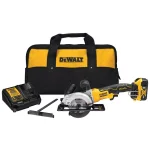 DEWALT ATOMIC 20V MAX Cordless Brushless 4-1/2 in. Circular Saw Kit with 5.0 Ah Battery and Charger thumbnail 1