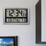 La Crosse Technology Jumbo Digital Atomic Wall Clock with Temperature and Calendar thumbnail 3