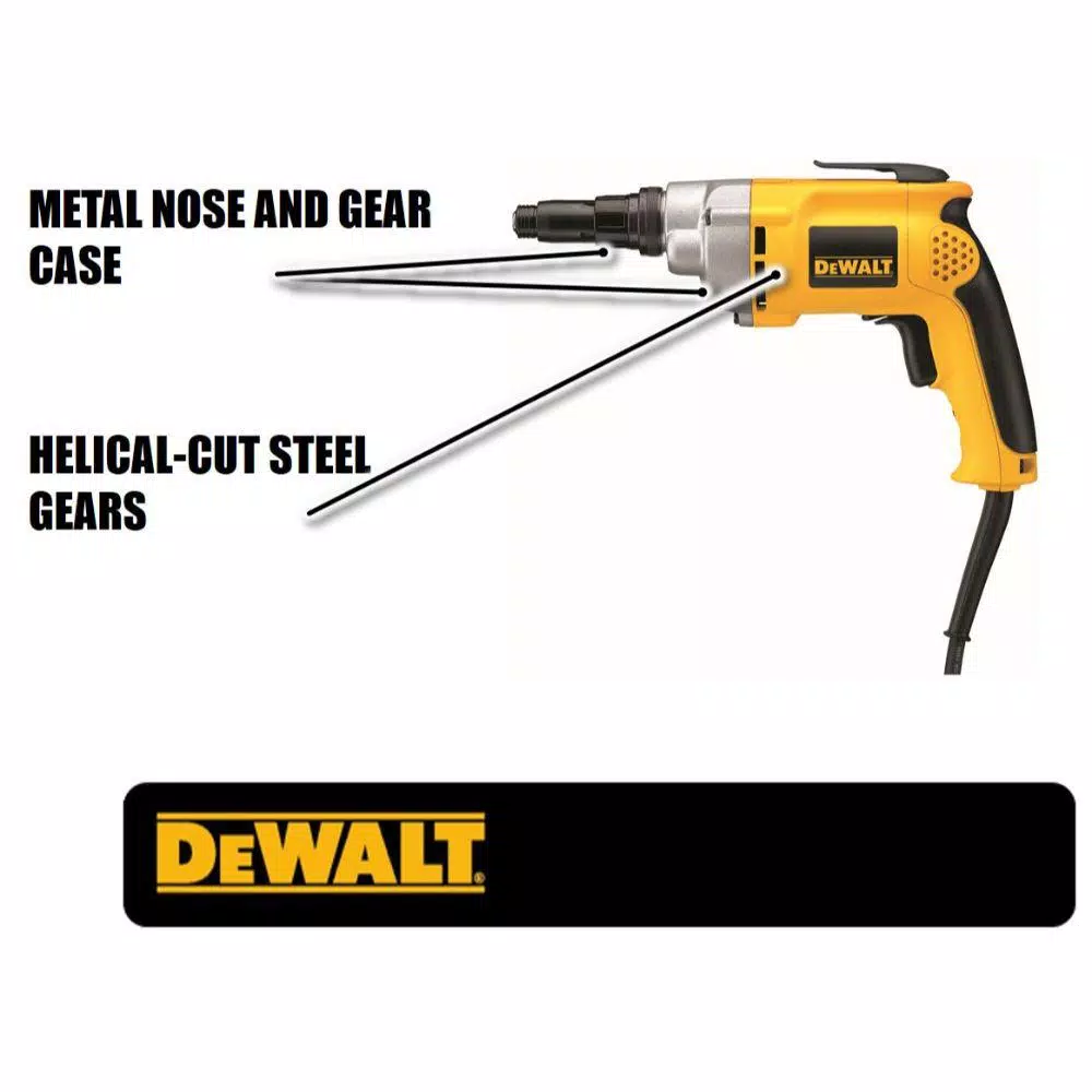 DeWalt Versa-Clutch Variable Speed Reversing Screwdriver, 3/8 in. Keyless Chuck