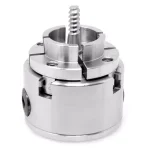 WEN 2.75 in. 4-Jaw Self-Centering Keyed Lathe Chuck Set with 1 in. x 8 TPI Thread thumbnail 5