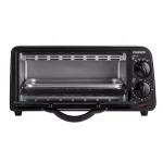 Courant 2-Slice Compact Toaster Oven with Bake Tray and Toast Rack, Black thumbnail 3
